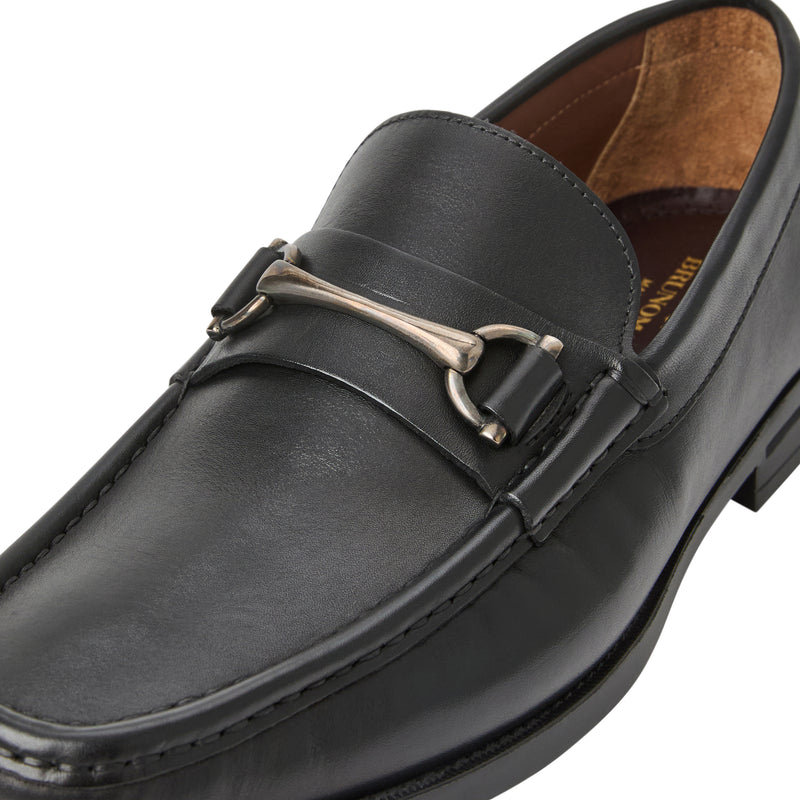 Veneto Bit slip on Loafer-Black