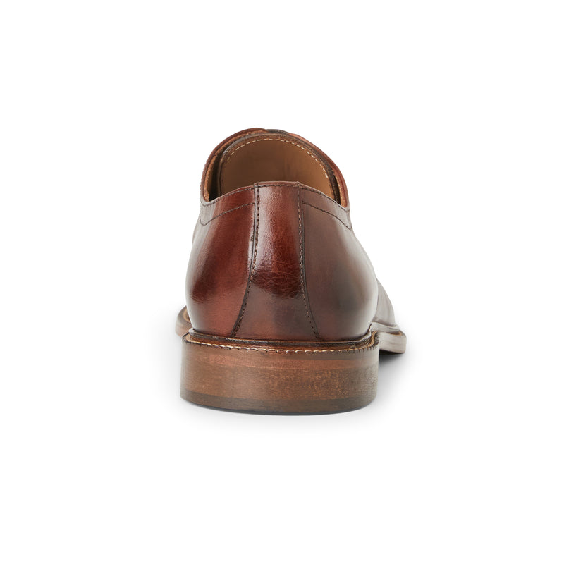 Aydin Cap toe leather Derby-Cognac