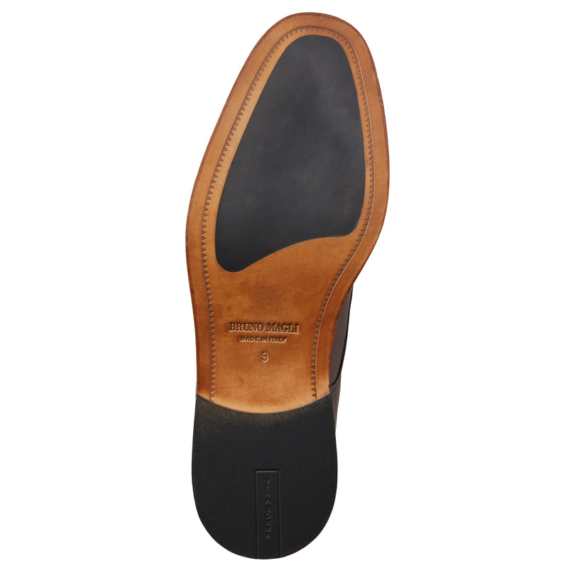 Aydin Cap toe leather Derby-Cognac