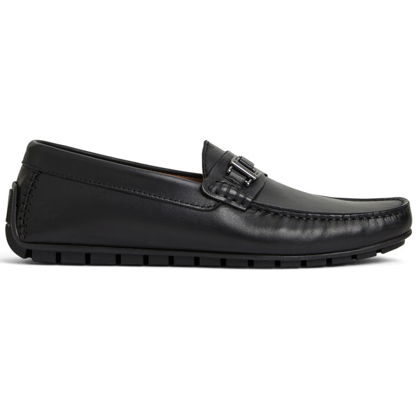 Xanto Casula Moccasin Black Leather