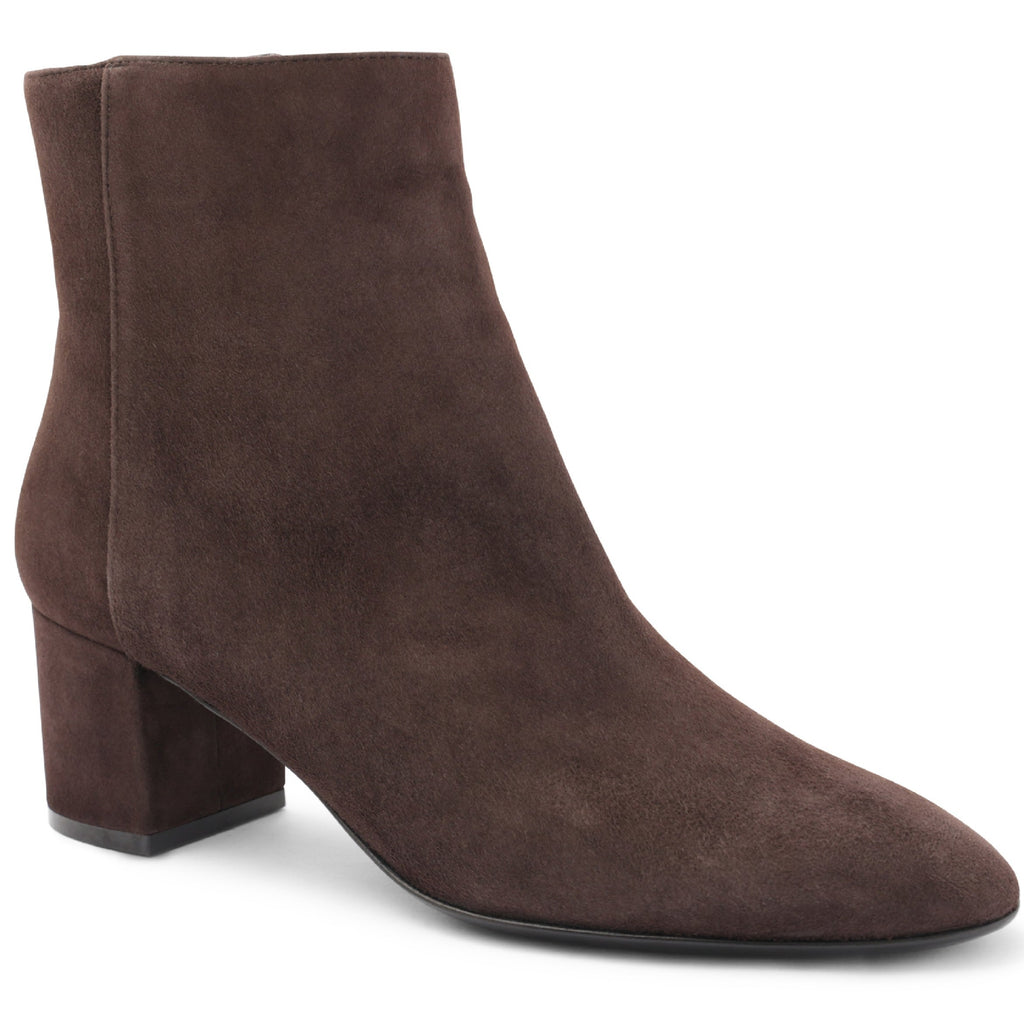 Vinny Suede Ankle Boot Chocolate Bruno Magli