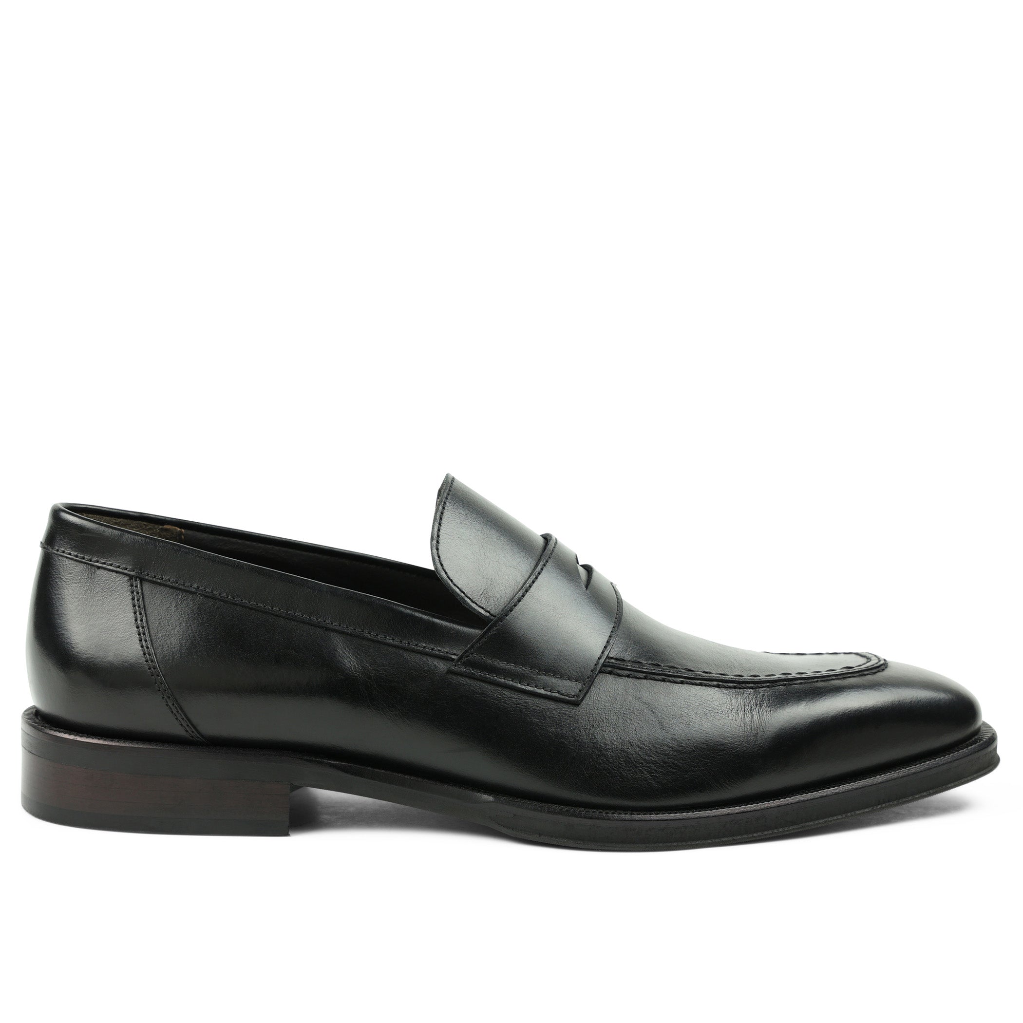 Nathan Penny Loafer - Black – Bruno Magli