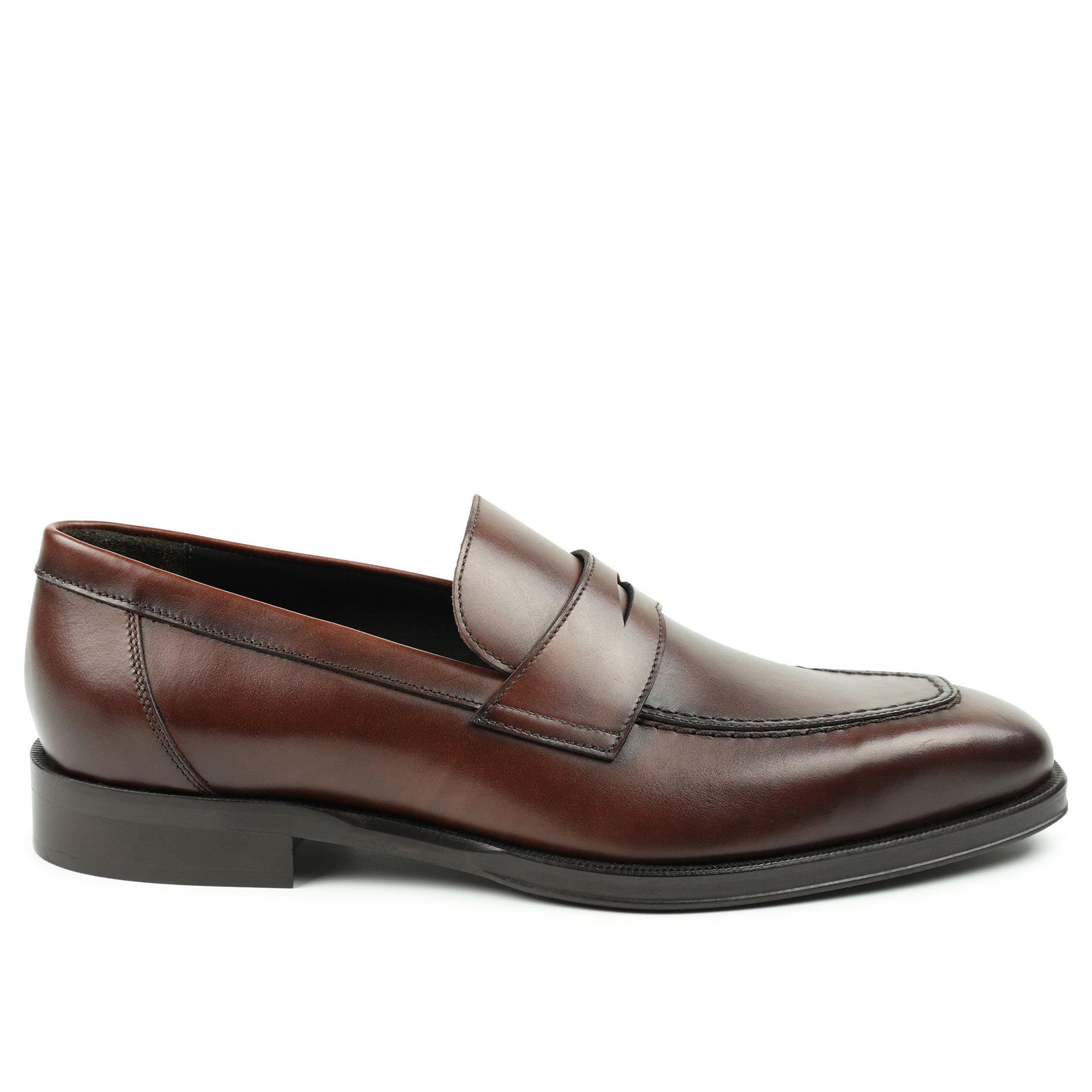 Nathan Penny Loafer - Rust – Bruno Magli