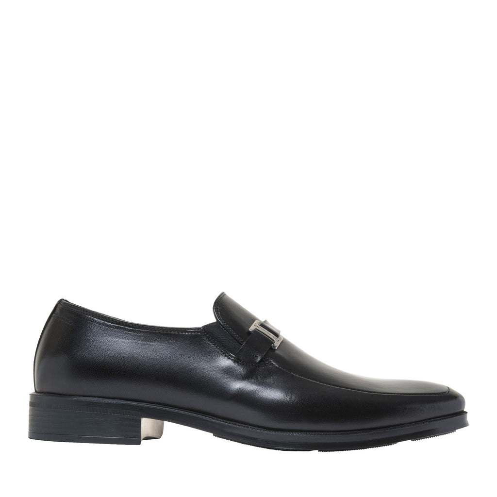 Pivetto Leather Dress Loafer Black Bruno Magli